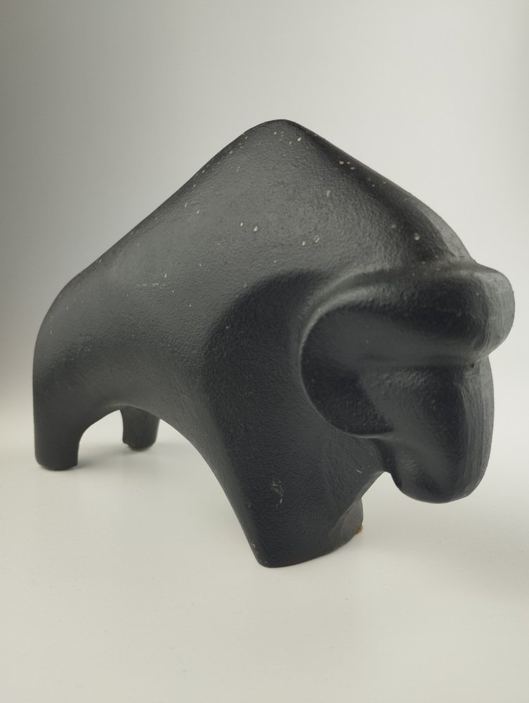 Sculpture of Musk Ox in Cast Iron by Buderus Artificial Casting, 1960 ...