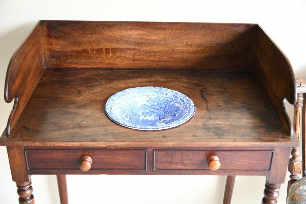 Antique Mahogany Washstand for sale at Pamono