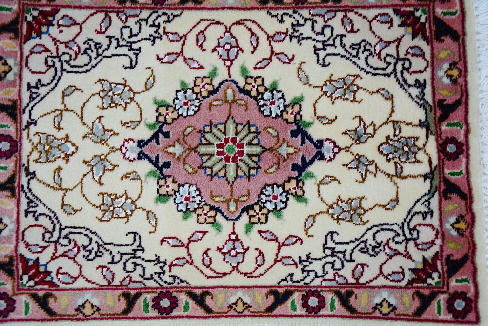 Tabriz Rug in Silk and Cotton, 2000s for sale at Pamono