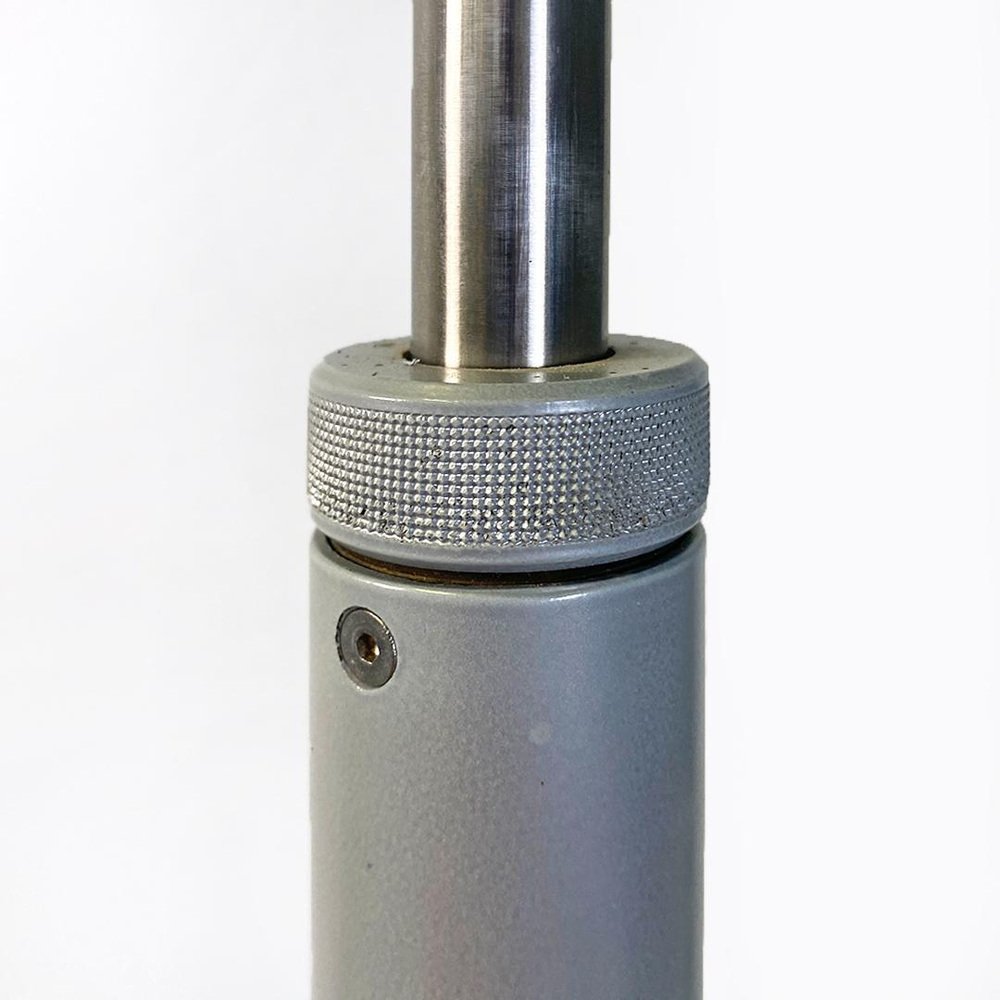 Modern Italian Metal and Marble Stadium Floor Lamp by Wettstein for