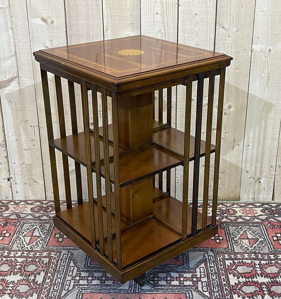 English Yew Bookcase, 1950s for sale at Pamono