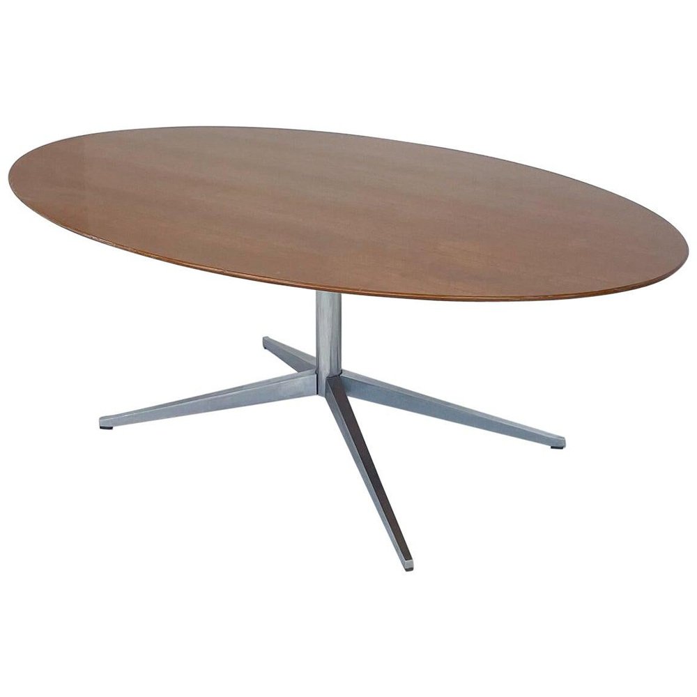 Walker Edison Tavolo Da Pranzo Mid-Century 140 Cm Noce - Legno Massello Per 4/6 Persone, Ideale Per Cucine Piccole