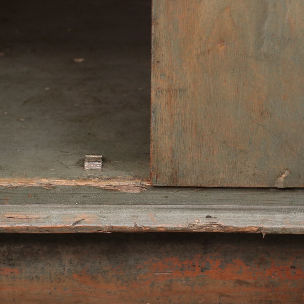 Grande Credenza Industriale con Vetrina, Italia, anni '60 in vendita su