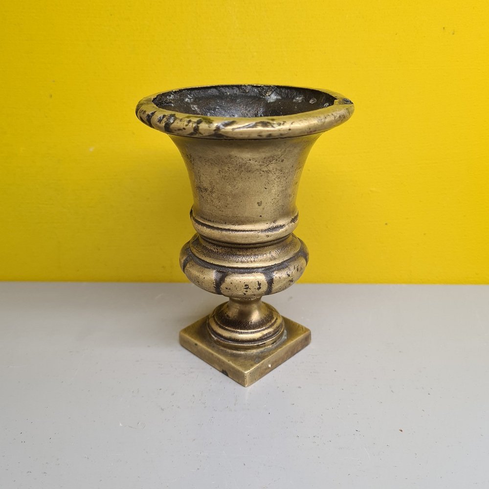 Antique French Bronze Vase, 1800s for sale at Pamono