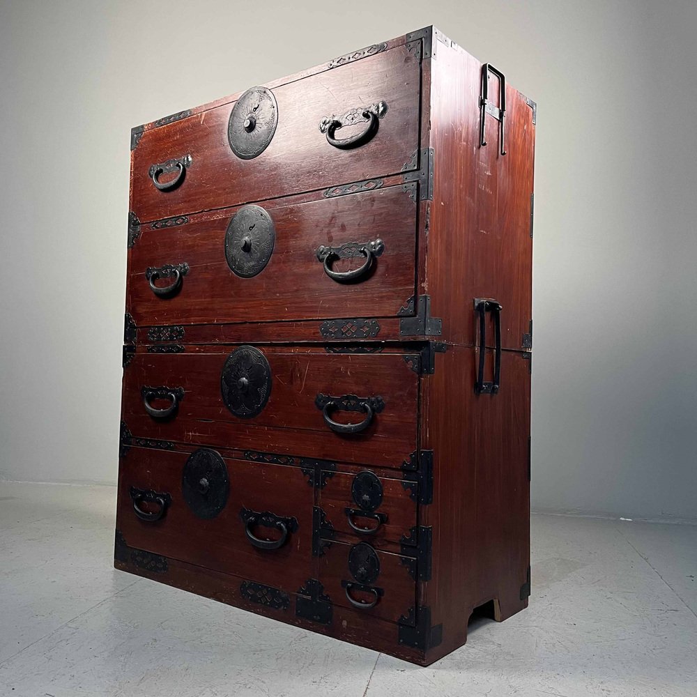 Japanese Taisho IshoDansu Dresser, 1910s for sale at Pamono