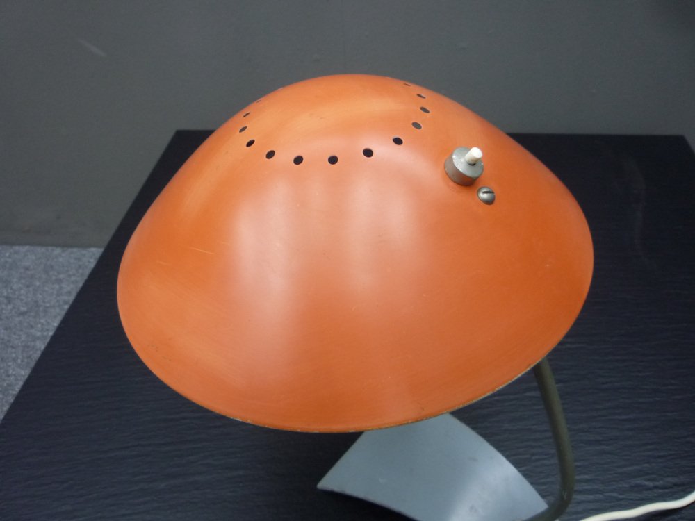 Lampe De Bureau Style Karl Lang / Kaiser Idell - Vintage Années 1950, Métal, Allemagne