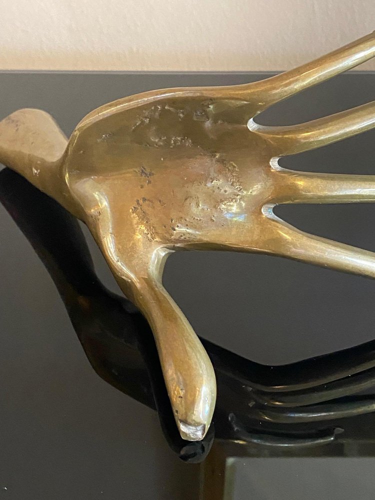 Sujet Sculpté Au Canard En Bronze Signé Yves Lohé