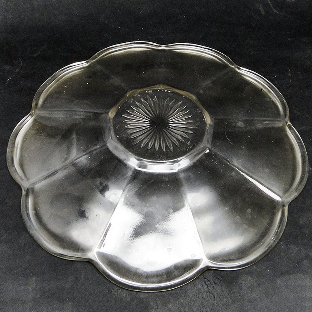 Polish Art Deco Bowl from Zawiercie Glassworks, 1930s for sale at Pamono