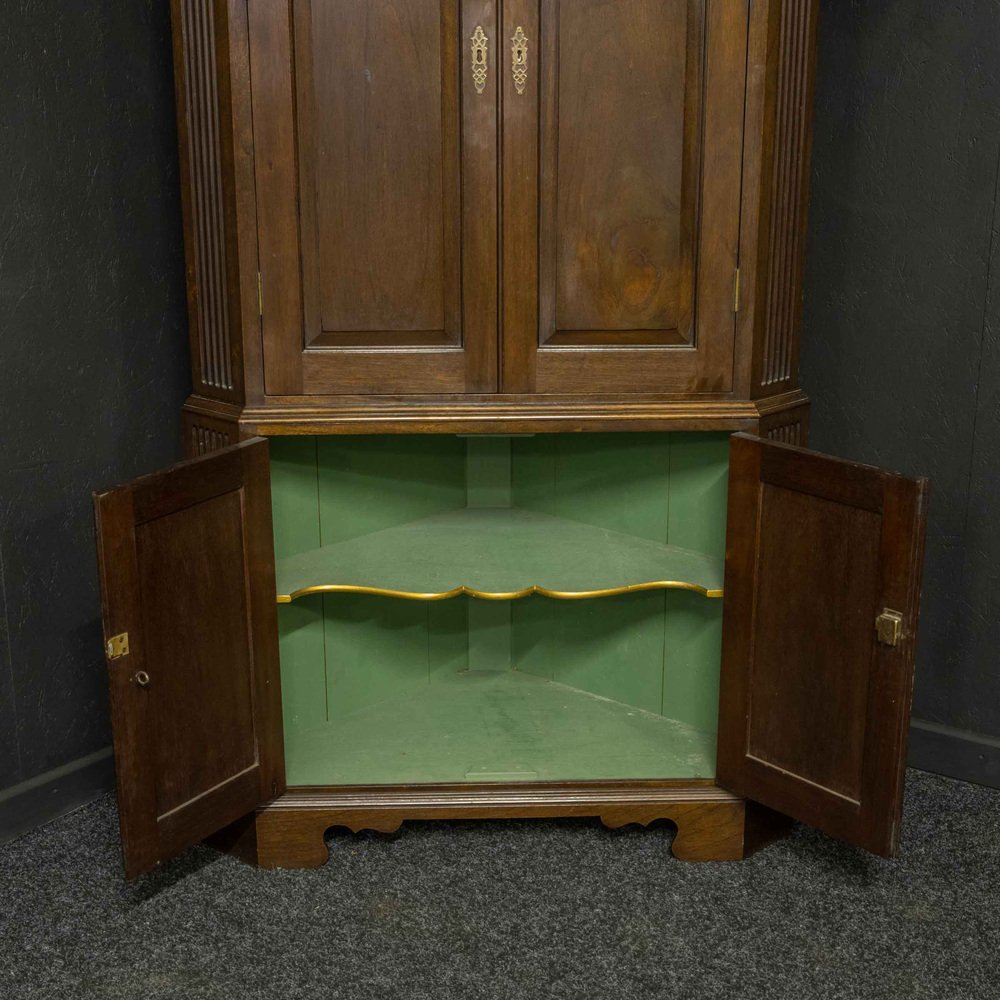 Mahogany Double Corner Cupboard for sale at Pamono