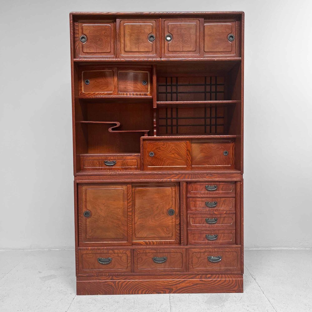 Cajonera Cha Tansu japonesa Early Showa vintage, años 40 en venta en Pamono