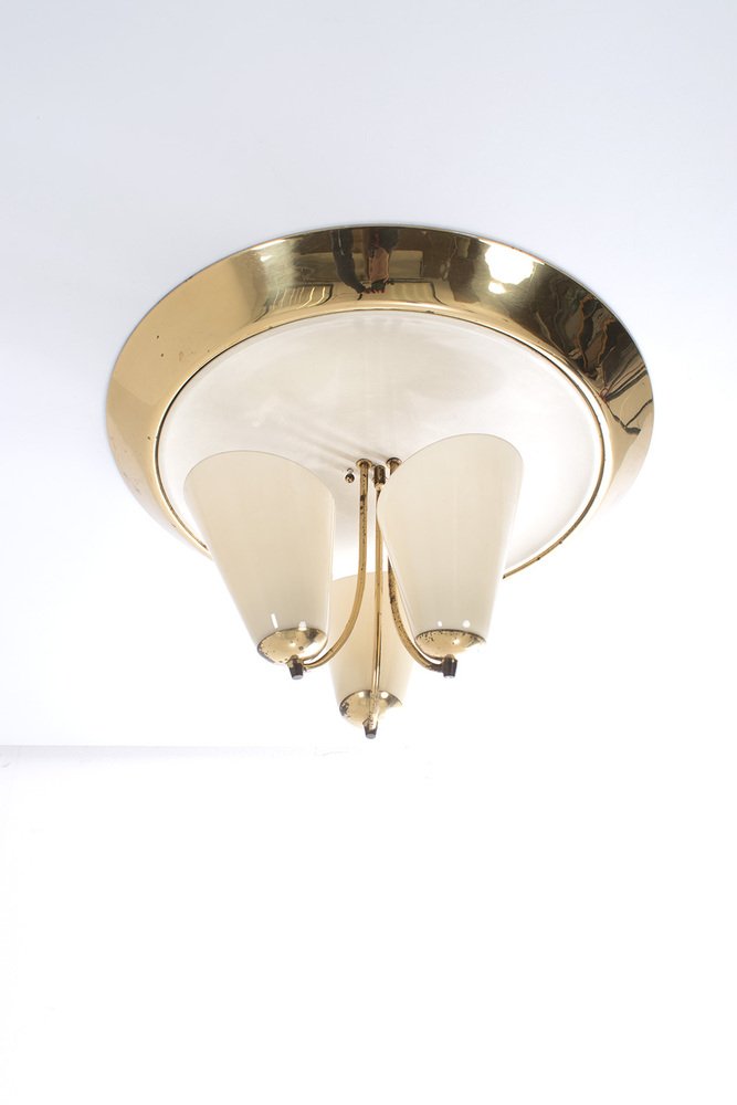 Large Vintage Ceiling Lamp for sale at Pamono
