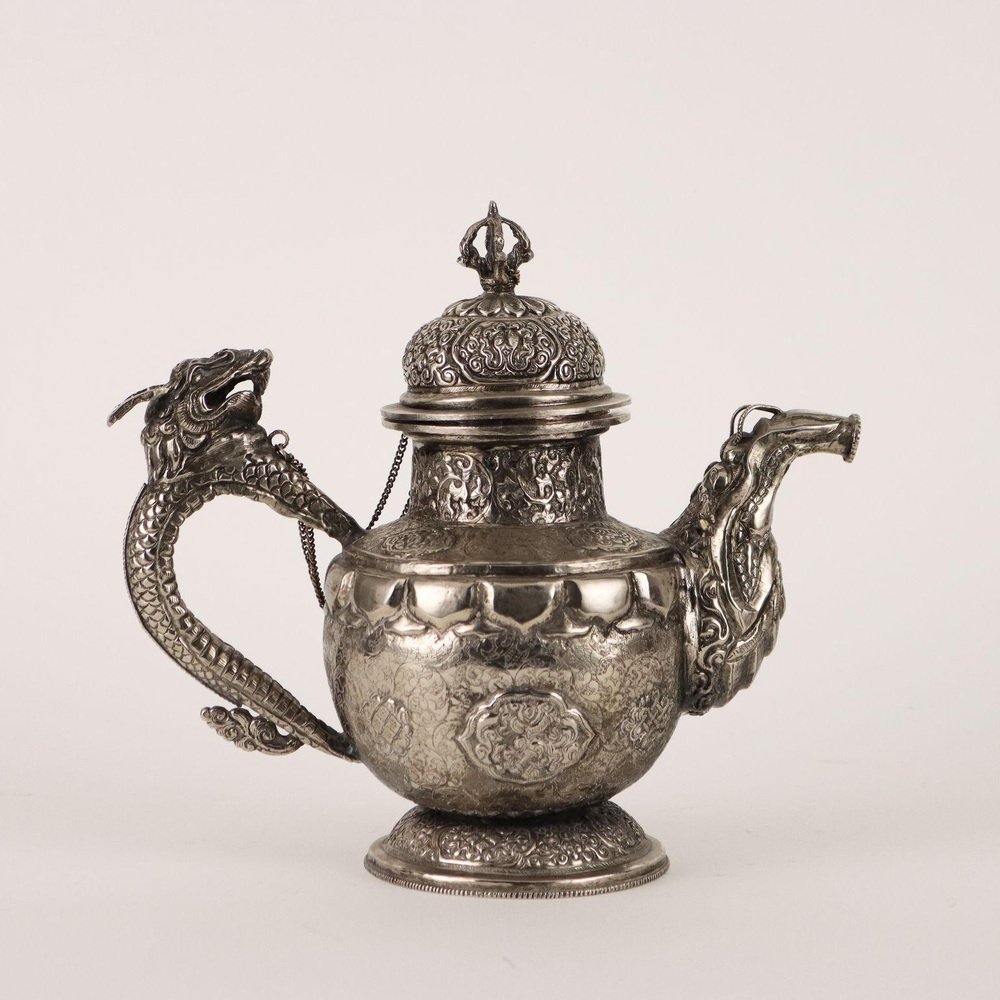 Tibetan Teapot in Metal for sale at Pamono