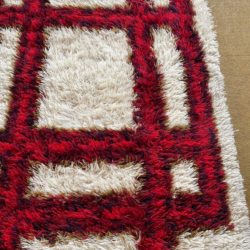 Danish Modern Pop Art Wool Rya No. 2 Rug by Hojer Eksport Wilton