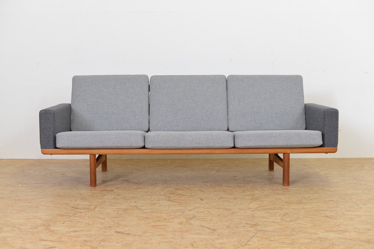 Vintage Ge 236 Three Seater Sofa By Hans J Wegner For Getama Vintage Ge 236 Three Seater Sofa By Hans J Wegner For Getama