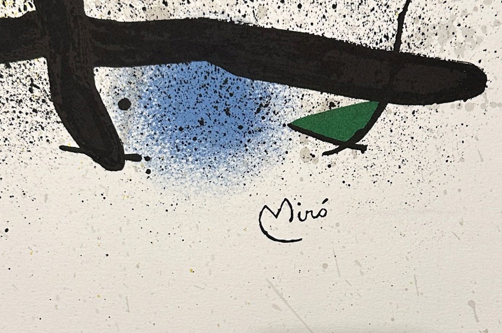 Joan Miró, Sculptures, 1974, Original Lithograph for sale at Pamono