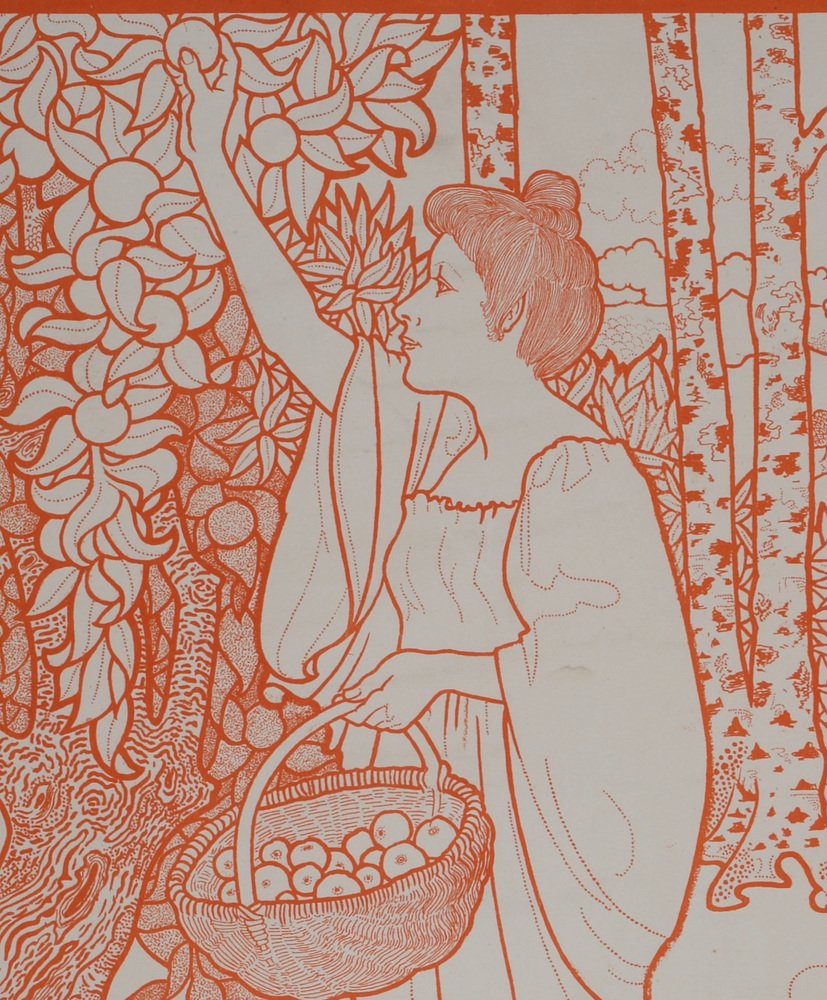 Gisbert Combaz, La Libre Aesthetique, 1901, Original Lithograph Poster