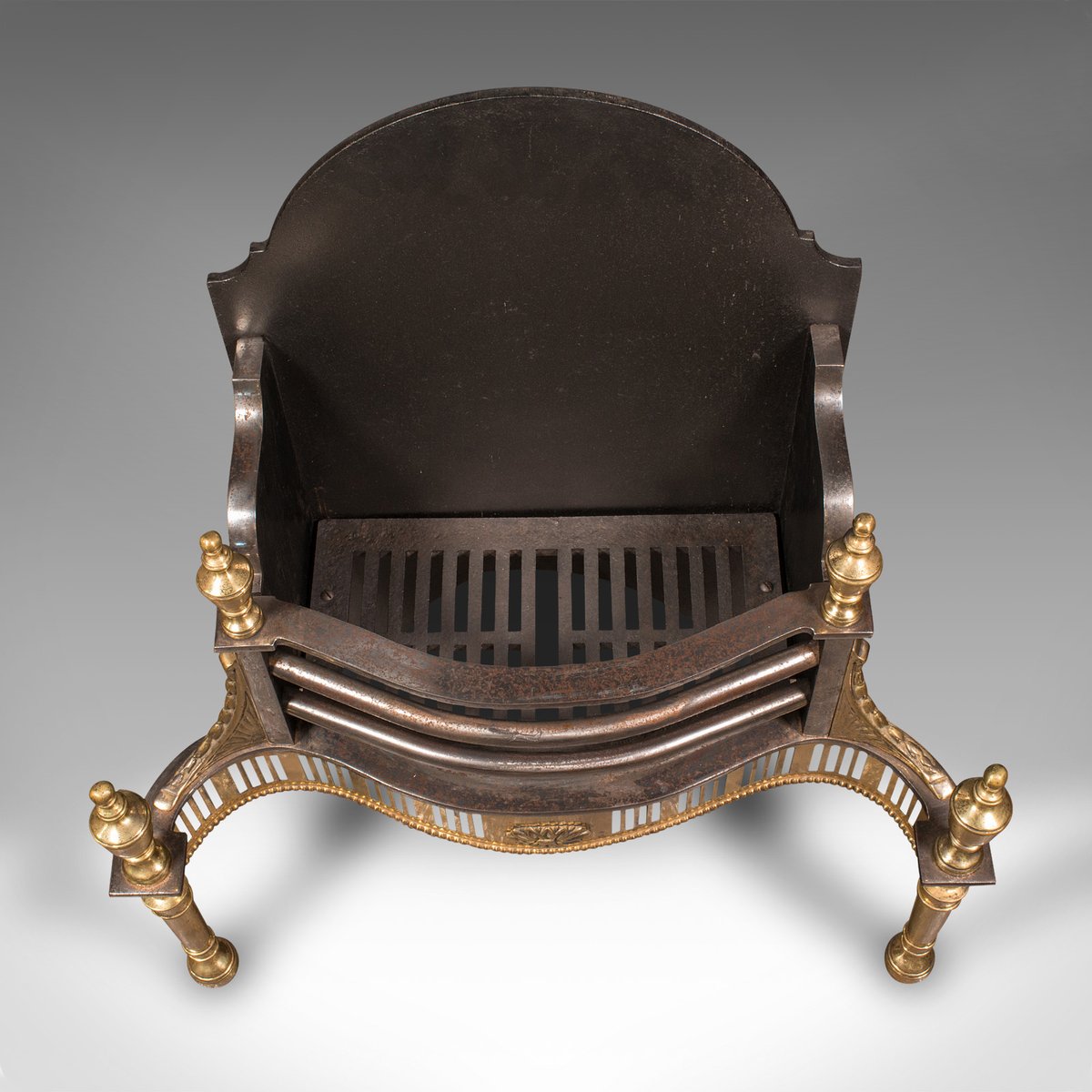 Antique English FreeStanding Fireplace in Cast Iron, 1890 for sale at