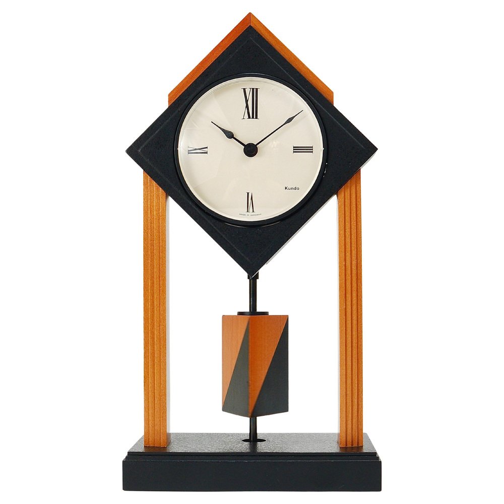 Torsion Pendulum Table Clock by Kundo Germany, 1980s for sale at Pamono