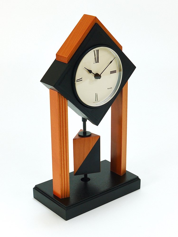 Torsion Pendulum Table Clock by Kundo Germany, 1980s for sale at Pamono