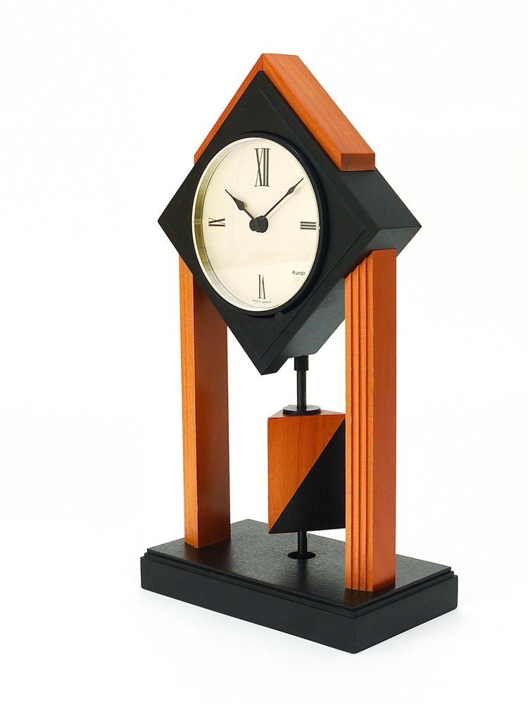 Torsion Pendulum Table Clock by Kundo Germany, 1980s for sale at Pamono