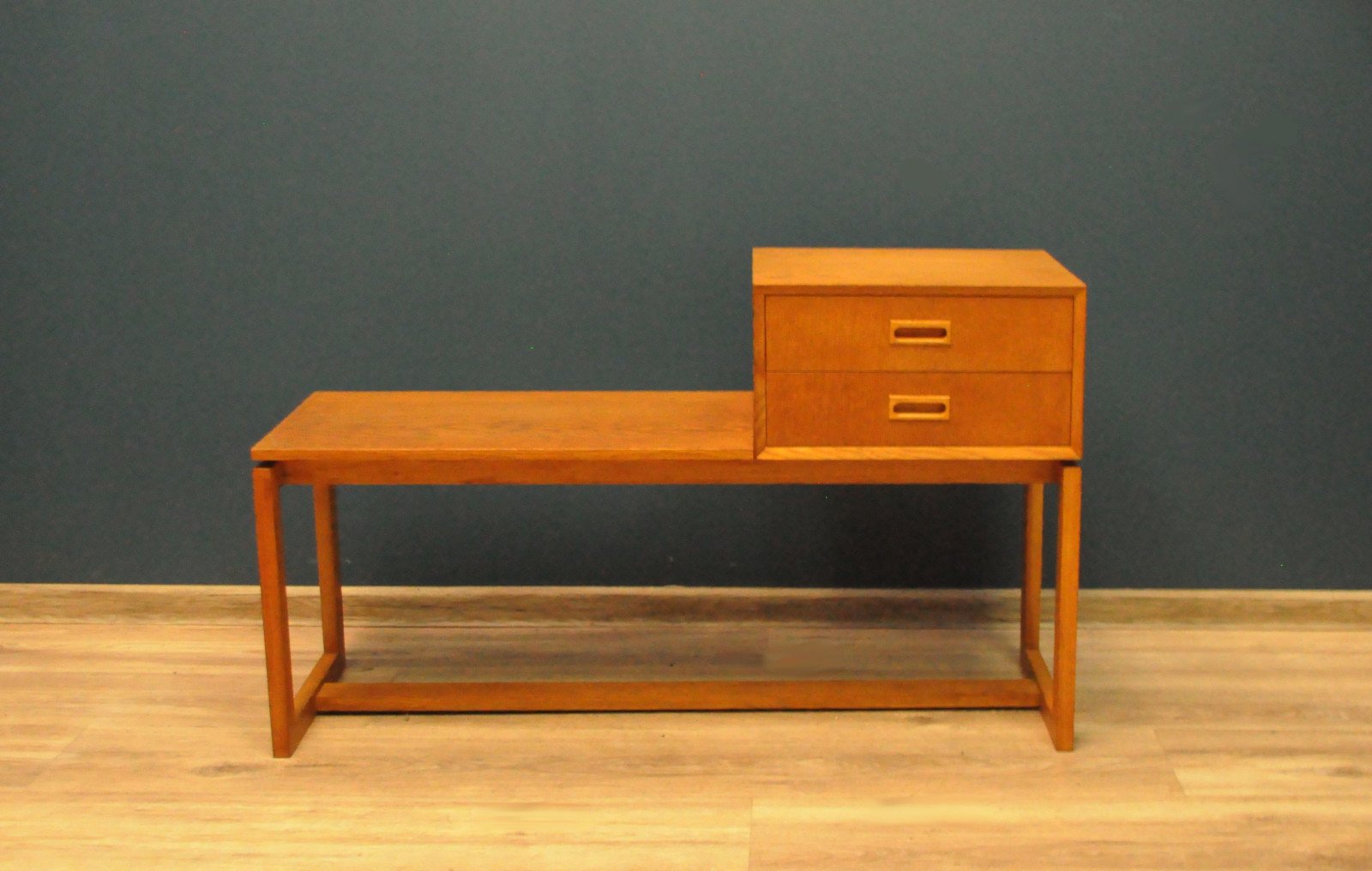 Vintage Danish Teak Bench, 1960s for sale at Pamono