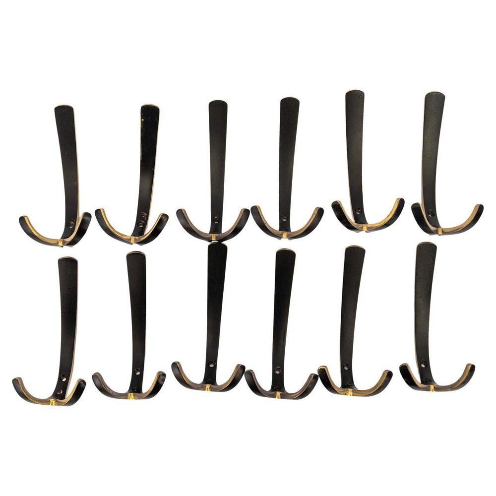 Ganci Per Asciugamani In Ottone, Ganci Per Guardaroba Antichi, Ganci - Foto 4