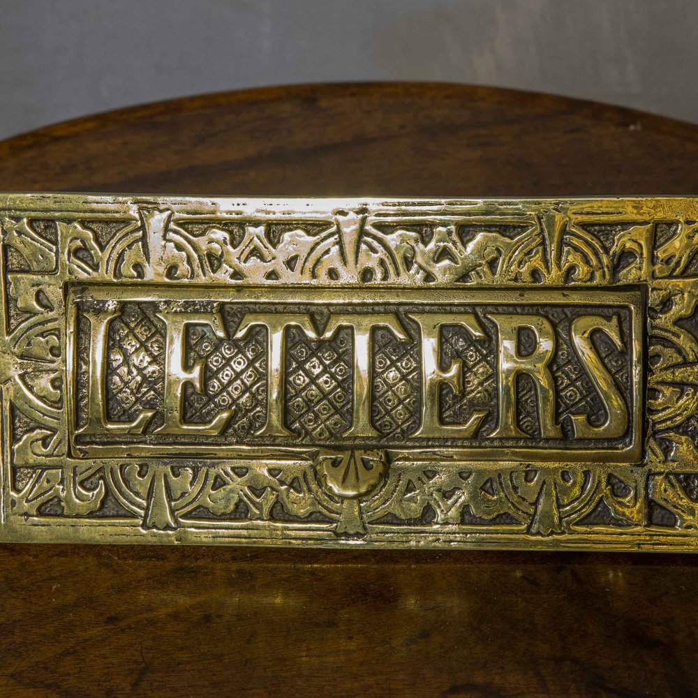 Victorian Bronze Letter Box for sale at Pamono