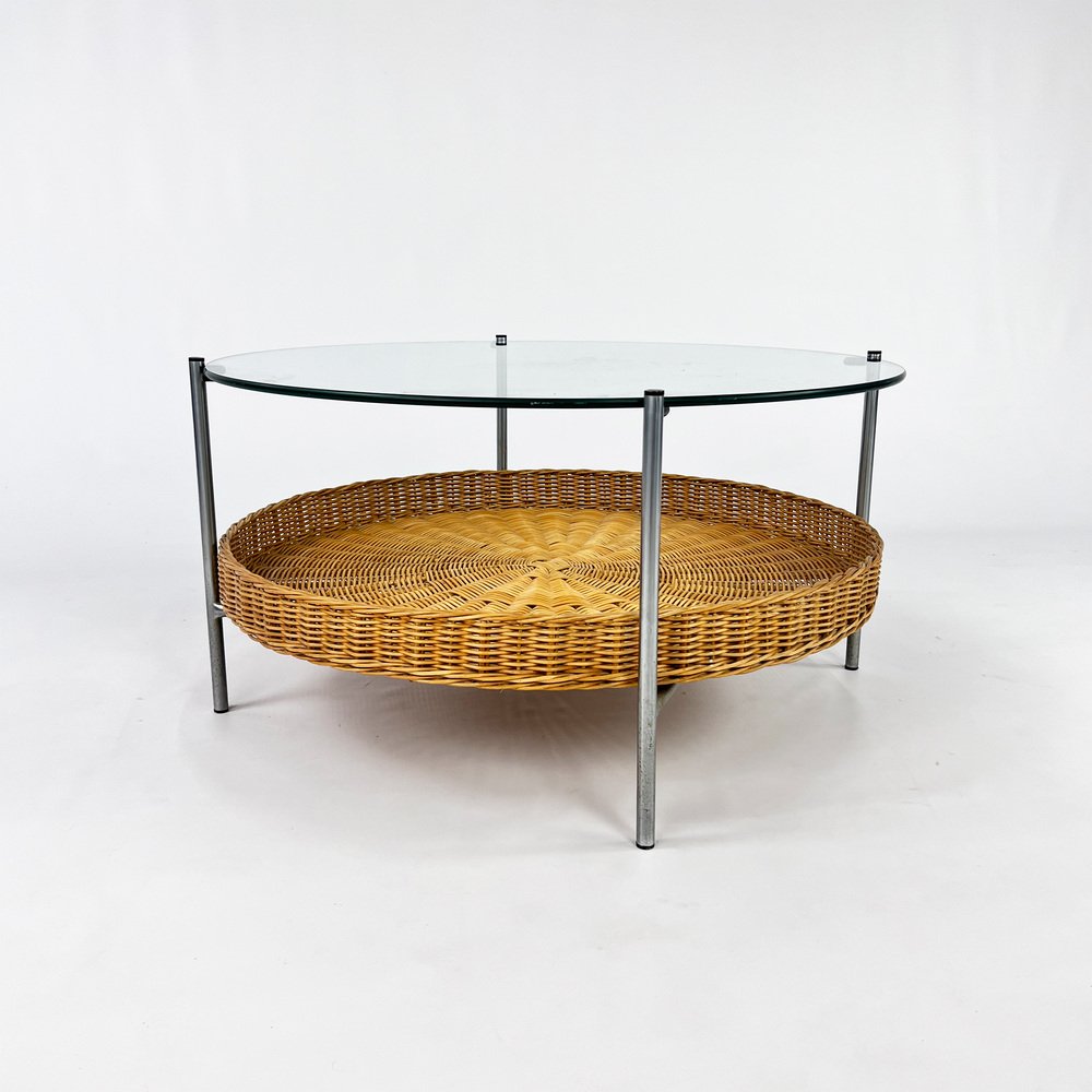 Vintage Round Coffee Table, the Netherlands, 1960s for sale at Pamono