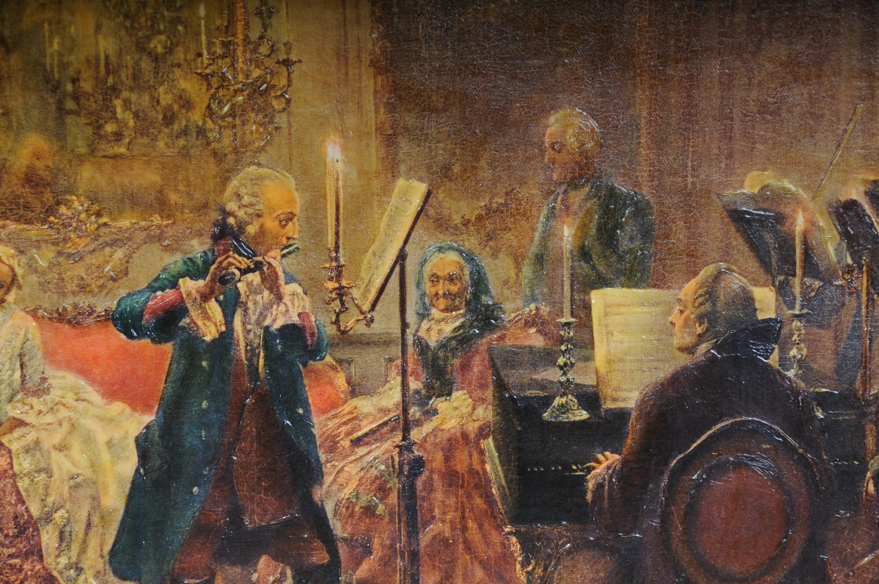 After A. Menzel, Flute Concert with Frederick the Great in Sanssouci