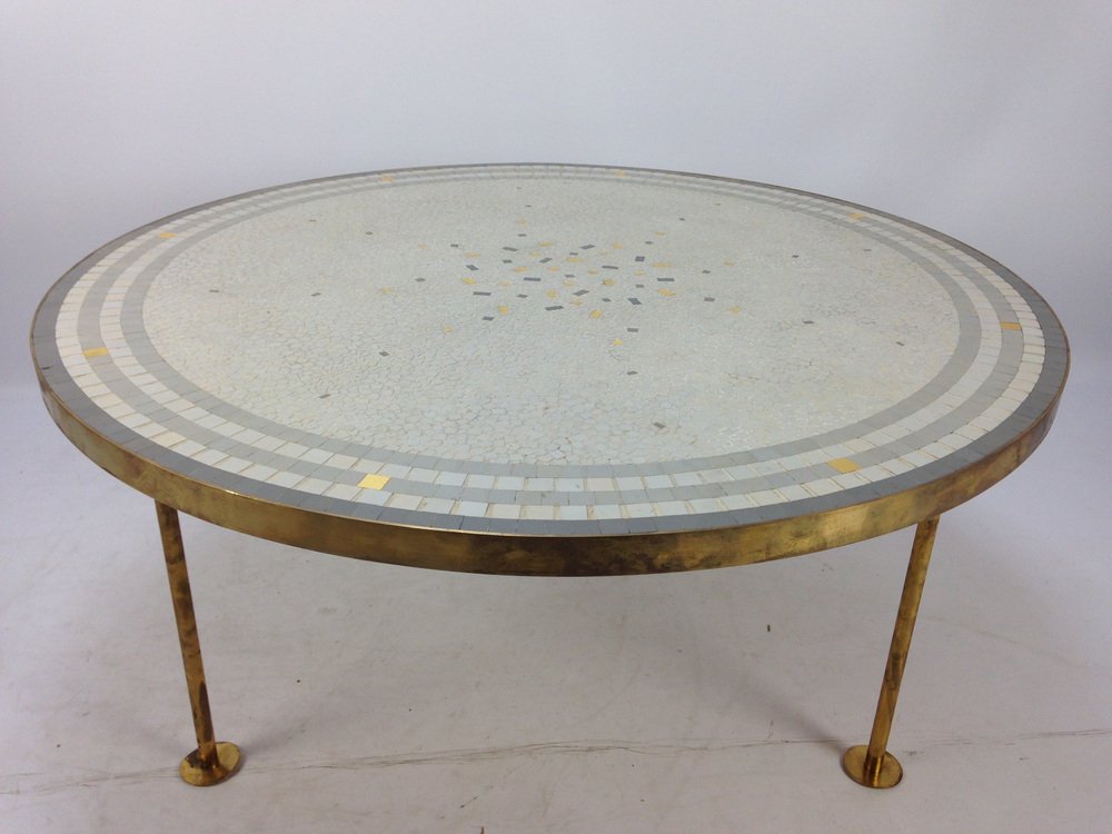 Desserte Chariot De Thé B5 / Berthold Müller - Mosaïque Atelier, 59x78x50 Cm, Allemagne 1960