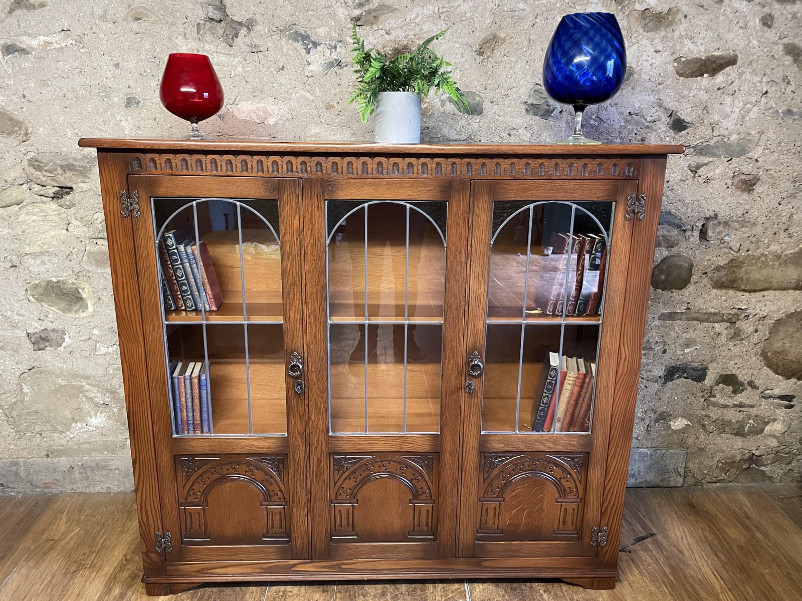 Bookcase Display Oak for sale at Pamono