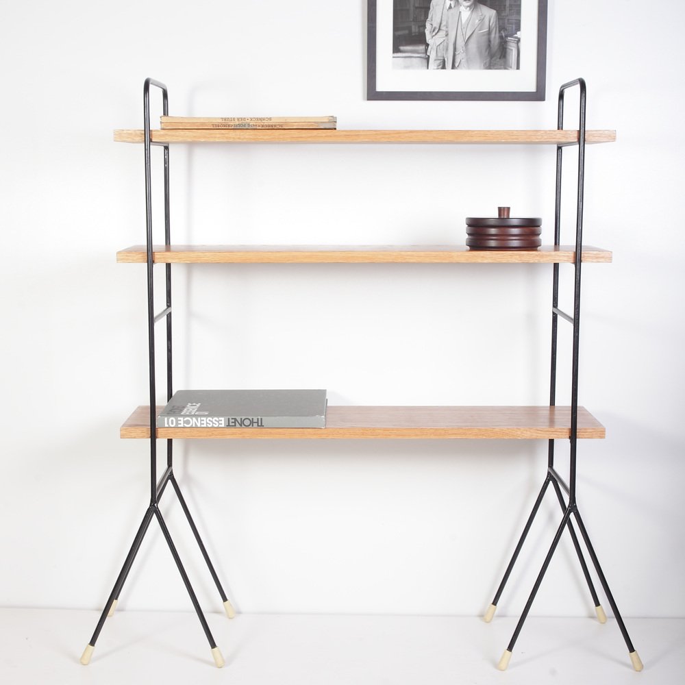 MidCentury Shelving Unit, Former Czechoslovakia, 1960s for sale at Pamono