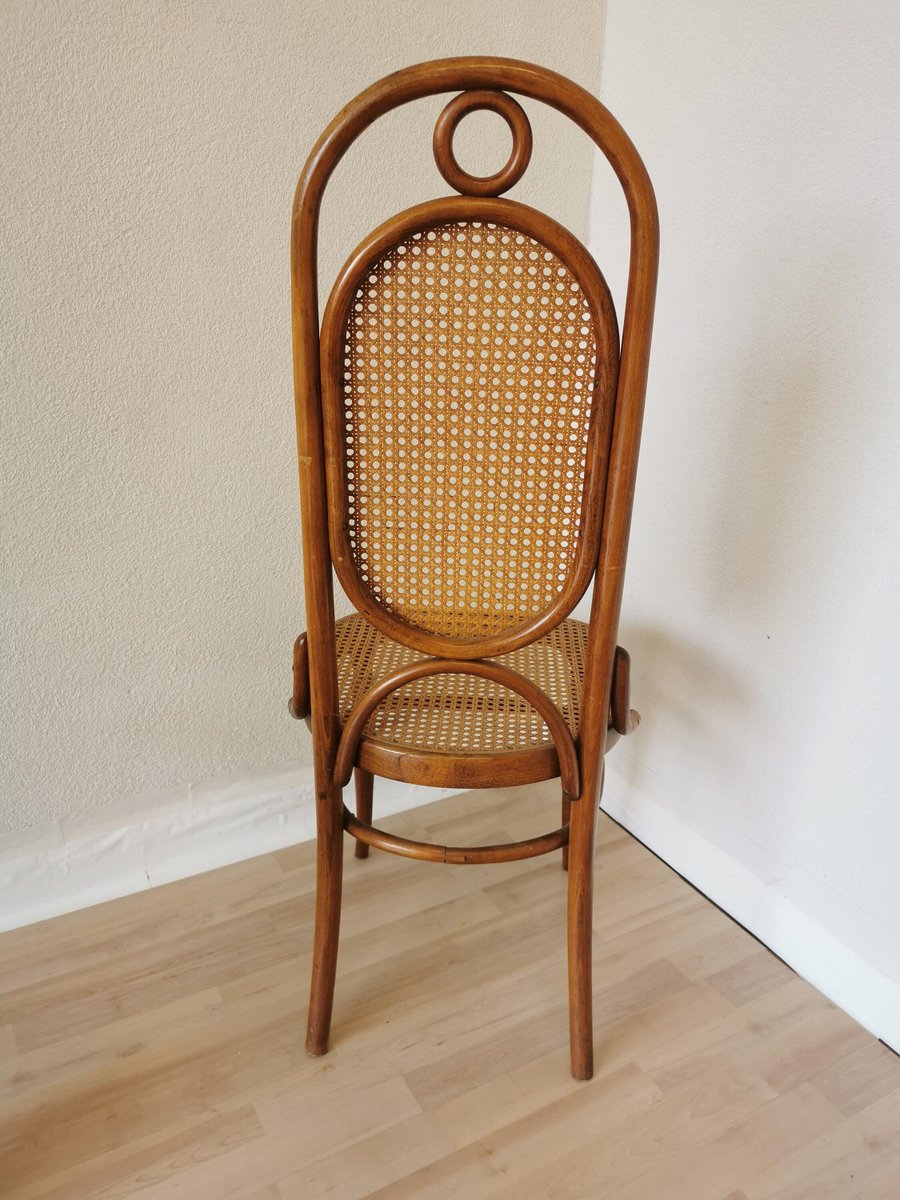 Bentwood Dining Chair with Cane Seat, Former Yugoslavia, 1970s for sale