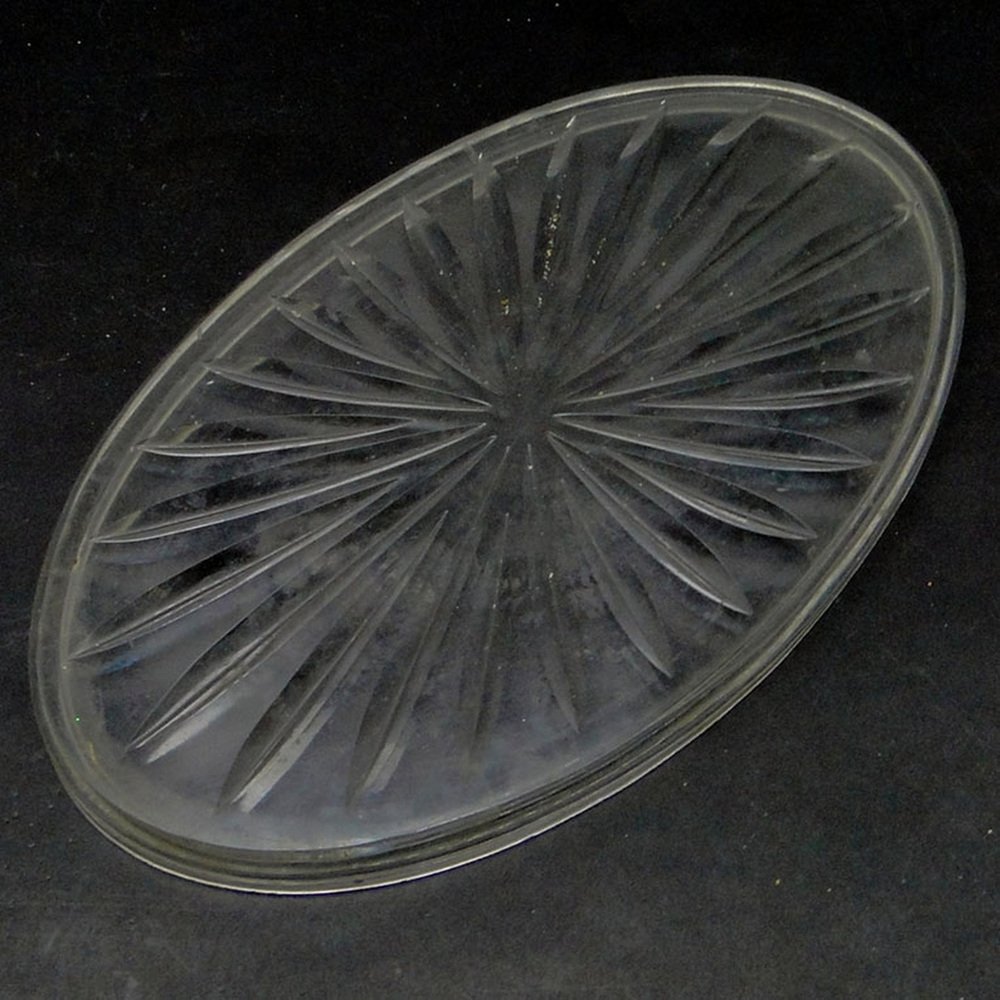 Polish Art Deco Tray by Zawiercie Glassworks, 1930s for sale at Pamono