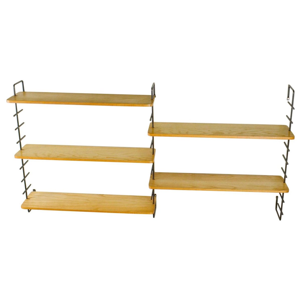 Minimalist Modular Wall Mounted Shelving Unit, 1960s for sale at Pamono