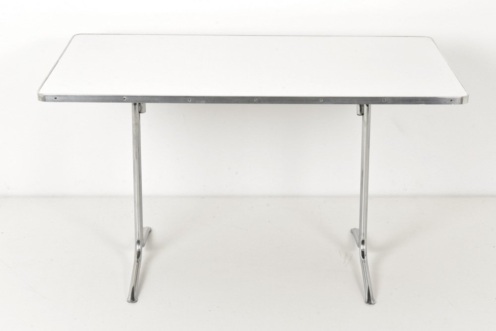 German Dining Table in Steel Tube from Mauser Works Waldeck, 1950s for ...