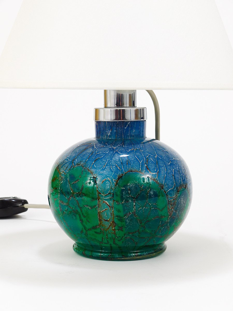 Art Deco German Ikora Table Lamp by Karl Wiedmann for WMF, 1930s for