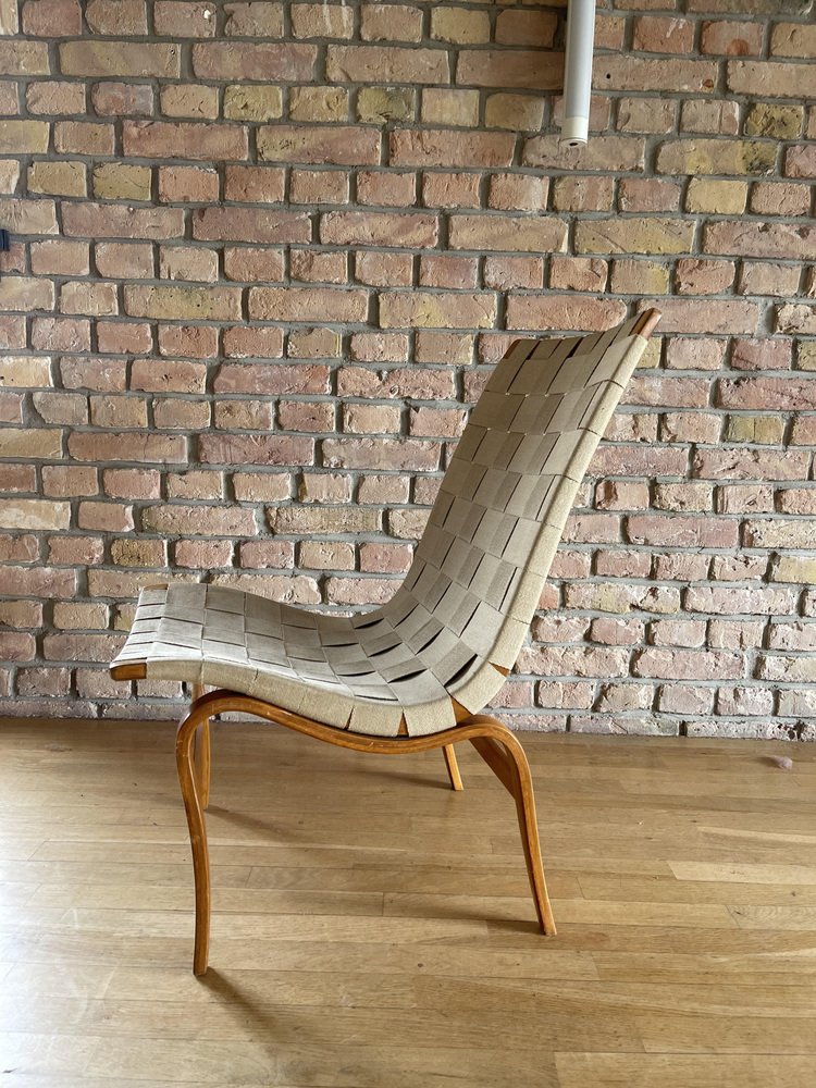 Vintage Chair by Bruno Mathsson for Karl Mathsson, 1950 for sale at Pamono