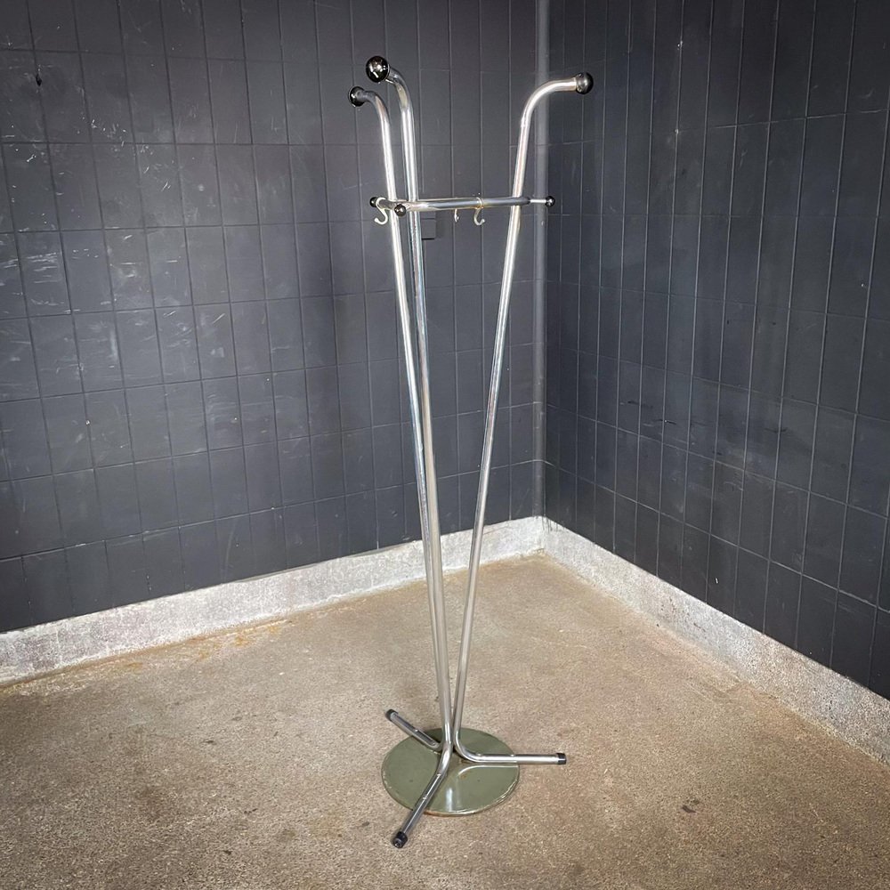 Vintage Chrome Coat Rack from Tubax, 1950s for sale at Pamono