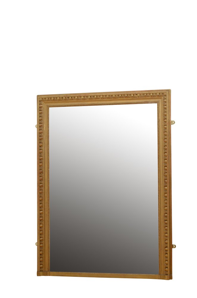 Antique Gold Leaf Wall Mirror, 1880s for sale at Pamono