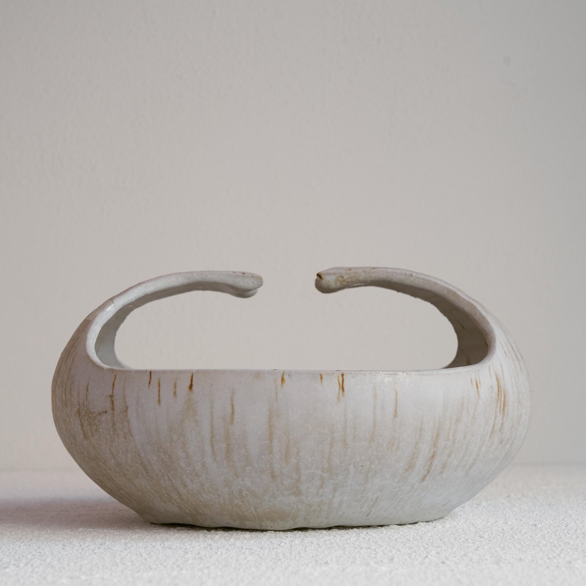 Large Sculptural Studio Pottery Bowl by Jaap Ravelli, 1940s for sale at