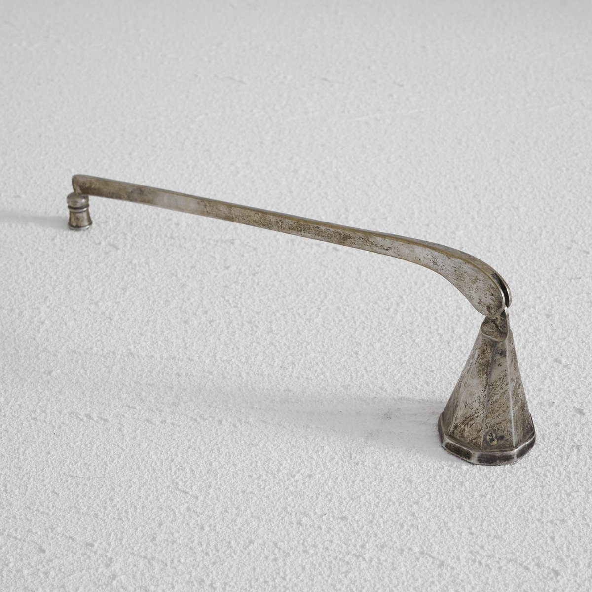Art Deco Candle Snuffer in Patinated Silver, 1920s for sale at Pamono