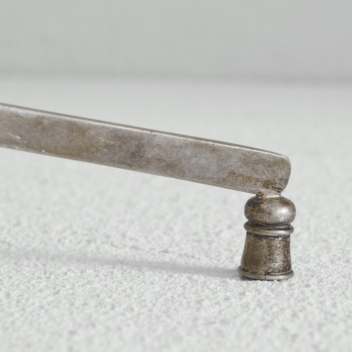 Art Deco Candle Snuffer in Patinated Silver, 1920s for sale at Pamono