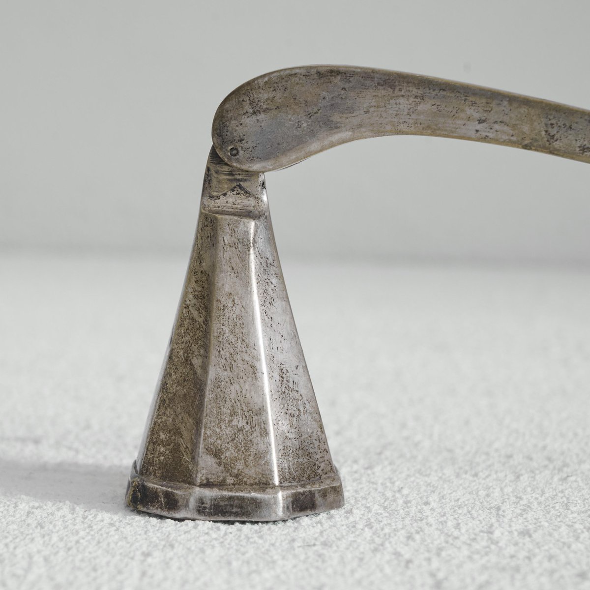 Art Deco Candle Snuffer in Patinated Silver, 1920s for sale at Pamono
