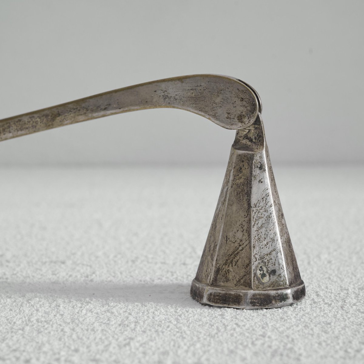 Art Deco Candle Snuffer in Patinated Silver, 1920s for sale at Pamono