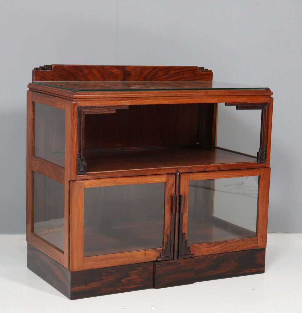 Art Deco Amsterdamse School Tea Cabinet from Padouk, 1920s for sale at ...