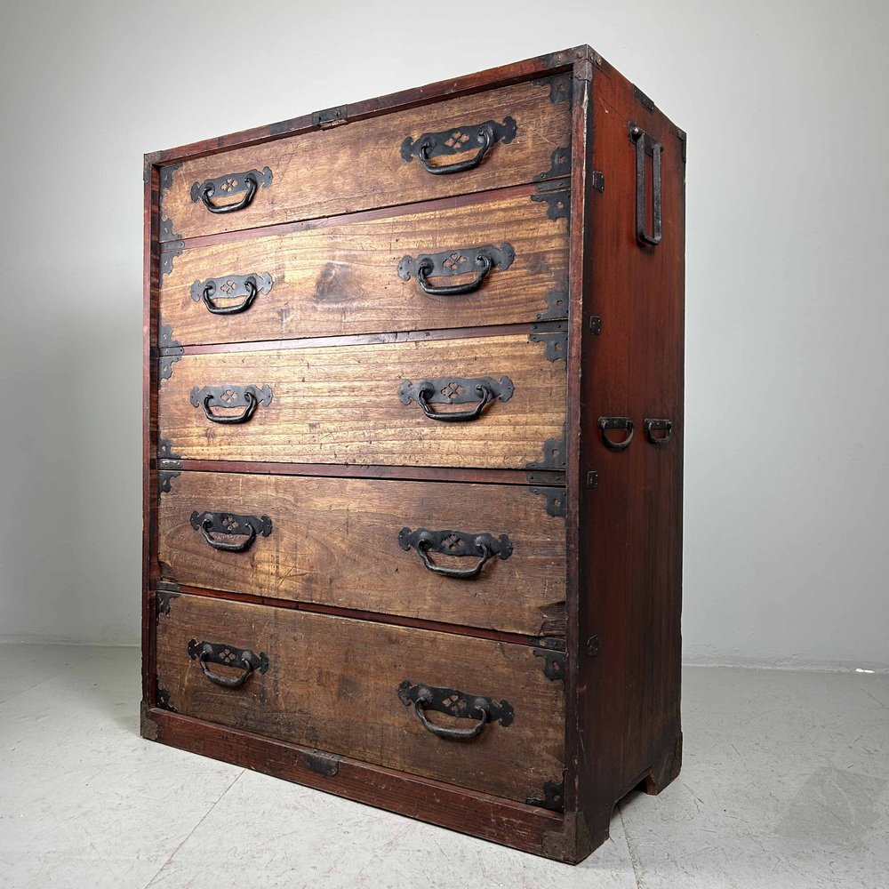 Taishō Era Kimono Tansu Chest of Drawers, Japan, 1920s for sale at Pamono
