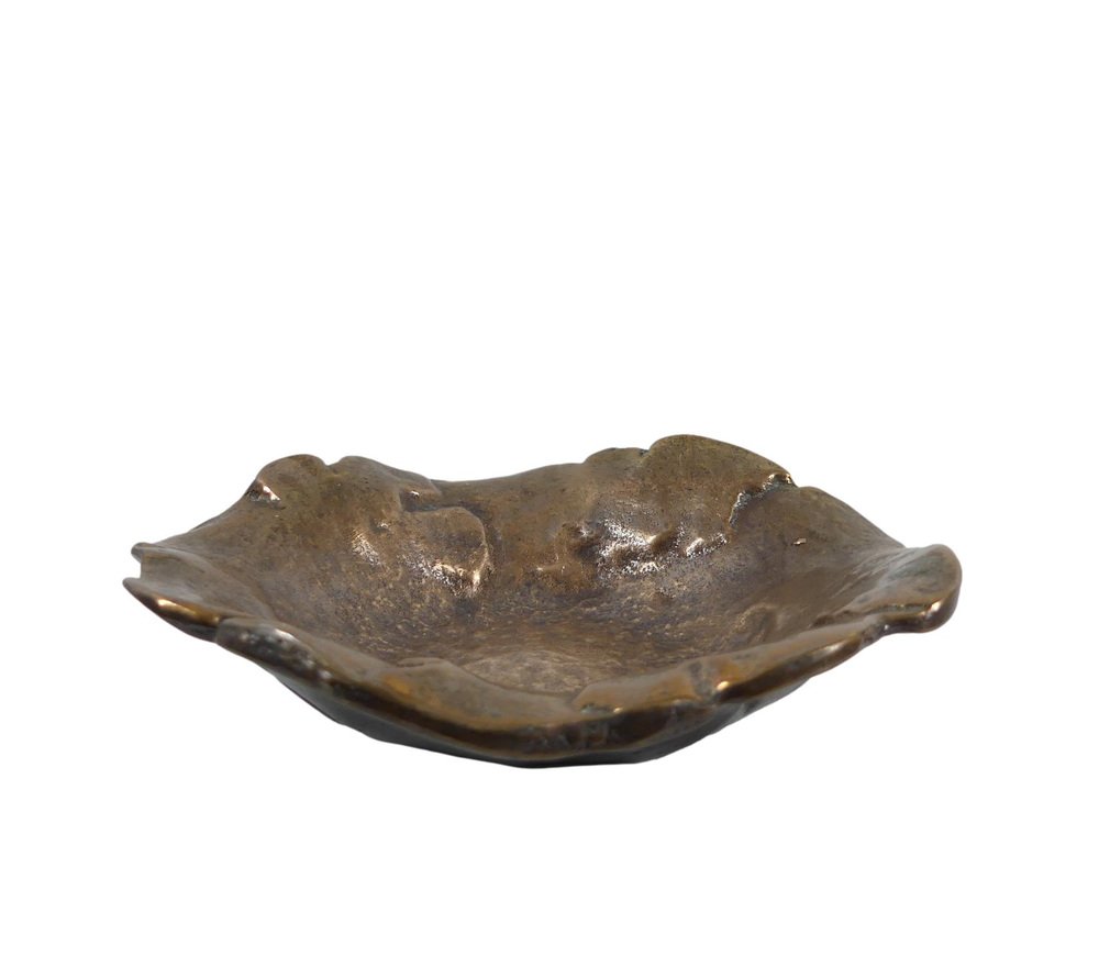 Vintage Bronze Shell Bowl for sale at Pamono
