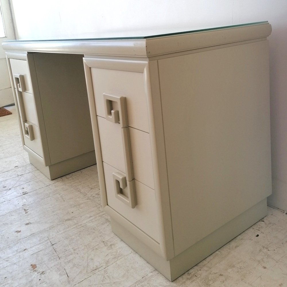 Hollywood Regency American Mandarin Dressing Table by Kittinger, 1940s