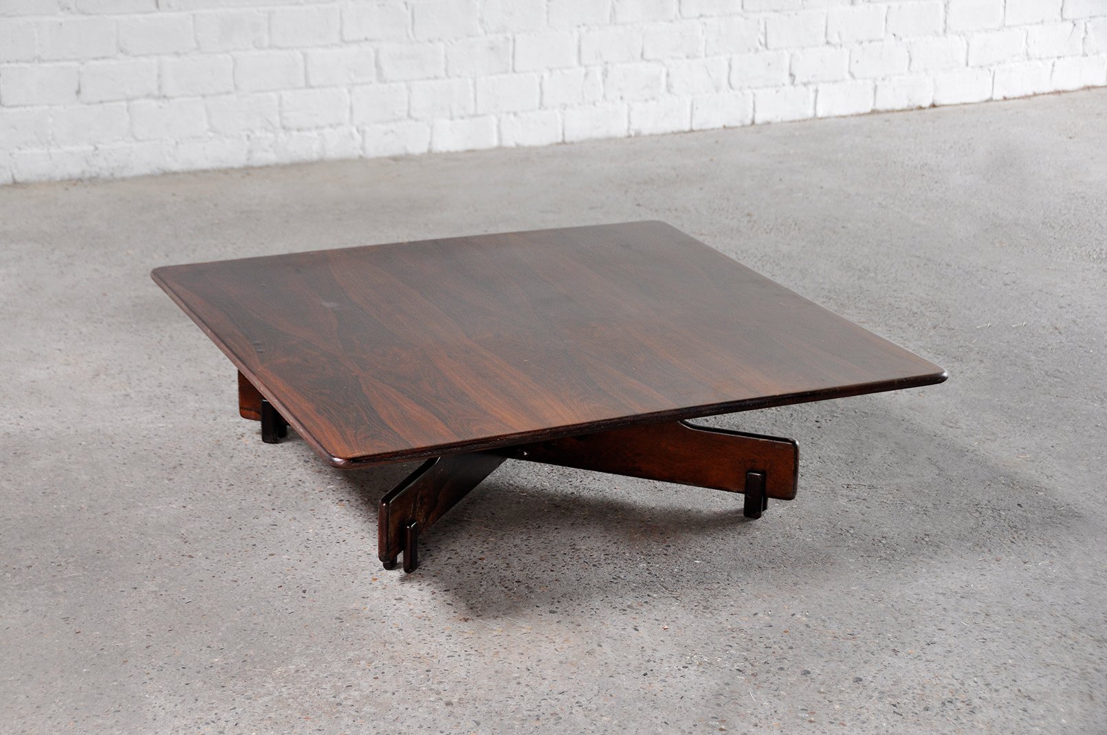 MidCentury Brazilian Rosewood Coffee Table attributed to Sergio